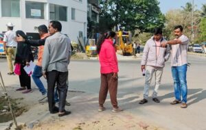 ಉಷಾ ಸರ್ಕಲ್ ನಲ್ಲಿ ವೈಜ್ಞಾನಿಕ ಟ್ರಾಫಿಕ್ ವ್ಯವಸ್ಥೆಗೆ ಸಂಚಾರಿ ಸಿಪಿಐ ದೇವರಾಜ್ ಸಜ್ಜು…