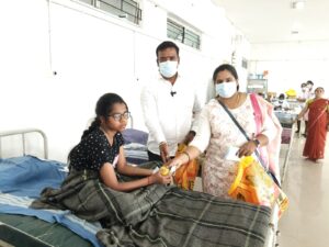 ಅಸ್ವಸ್ಥರಾದ ವಿದ್ಯಾರ್ಥಿಗಳ ಆರೋಗ್ಯ ವಿಚಾರಿಸಿದ ಮೆಸ್ಕಾಂ ಸದಸ್ಯ ವಿನೋದ್…