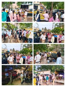 ಸಂಚಾರಿ ಪೊಲೀಸ್ ಸಿಪಿಐ ದೇವರಾಜ್ ನೇತೃತ್ವದಲ್ಲಿ ಸಾರ್ವಜನಿಕರಿಗೆ ತೊಂದರೆ ಆಗುವ ಫುಟ್ ಪಾತ್ ಅಂಗಡಿಗಳ ತೆರವು…