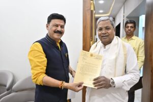 ಮುಖ್ಯಮಂತ್ರಿಗಳಿಗೆ ಮನವಿ ನೀಡಿದ ಶಾಸಕ ಬೇಳೂರು ಗೋಪಾಲಕೃಷ್ಣ…