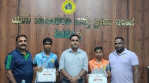 ದಕ್ಷಿಣ ಭಾರತ ಕುಸ್ತಿ ಚಾಂಪಿಯನ್‌ಶಿಫ್‌ನಲ್ಲಿ ಶಿವಮೊಗ್ಗದ ಕುಸ್ತಿಪಟುಗಳಿಗೆ ಬಂಗಾರ ಪದಕ…
