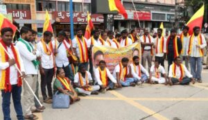 ಕರ್ನಾಟಕ ರಕ್ಷಣಾ ವೇದಿಕೆ ಪ್ರವೀಣ್ ಶೆಟ್ಟಿ ಬಣದಿಂದ ಬೃಹತ್ ಪ್ರತಿಭಟನೆ ನಡೆಸಿ ಮನವಿ ಸಲ್ಲಿಕೆ…