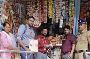COTPA ಕಾಯ್ದೆ ಉಲ್ಲಂಘಿಸಿದವರ ವಿರುದ್ಧ ಆರೋಗ್ಯ ಅಧಿಕಾರಿಗಳು ದಾಳಿ…