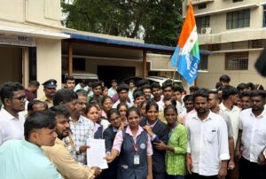 ಕುವೆಂಪು ವಿಶ್ವವಿದ್ಯಾನಿಲಯದ ಫಲಿತಾಂಶ ಸಮಸ್ಯೆ-NSUI ವತಿಯಿಂದ ಕುಲಸಚಿವರಿಗೆ ಮನವಿ…