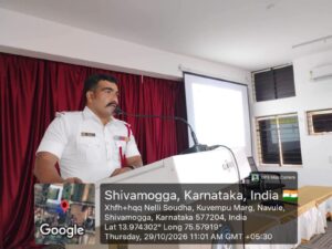 ಕೃಷಿ ಕಾಲೇಜು ವಿದ್ಯಾರ್ಥಿಗಳಿಗೆ ಸಂಚಾರಿ ಸಿಪಿಐ ದೇವರಾಜ್ ರಿಂದ ಕಾನೂನಿನ ಕುರಿತು ಜಾಗೃತಿ ಮಾಹಿತಿ…